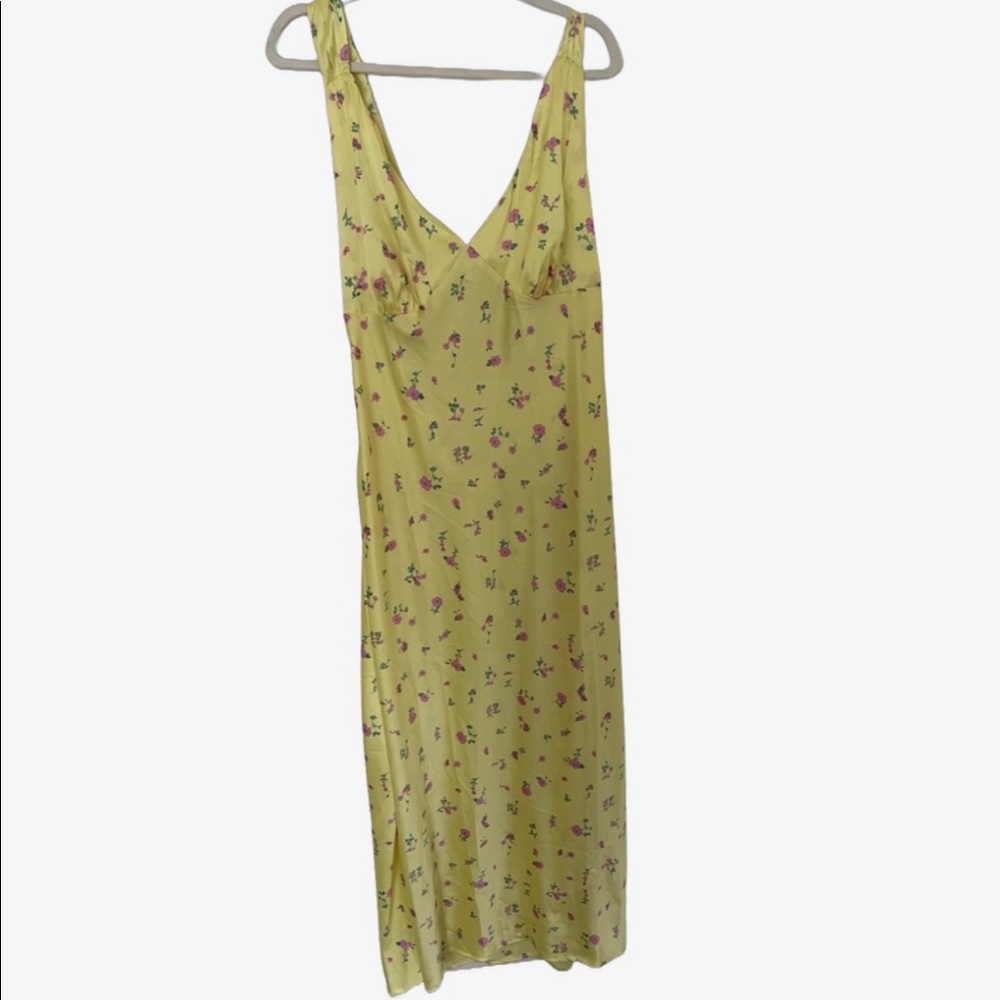 Satin Slip Midi Dress